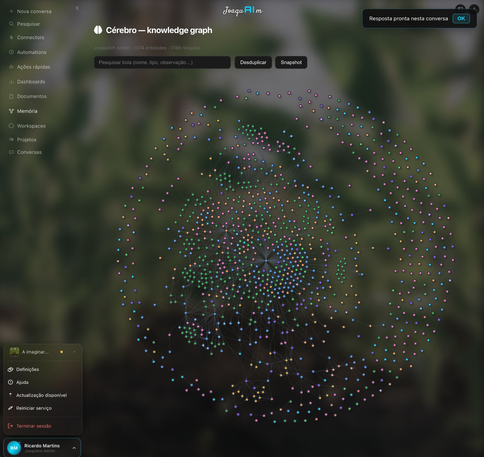 JoaquAIm — grafo de memória knowledge graph